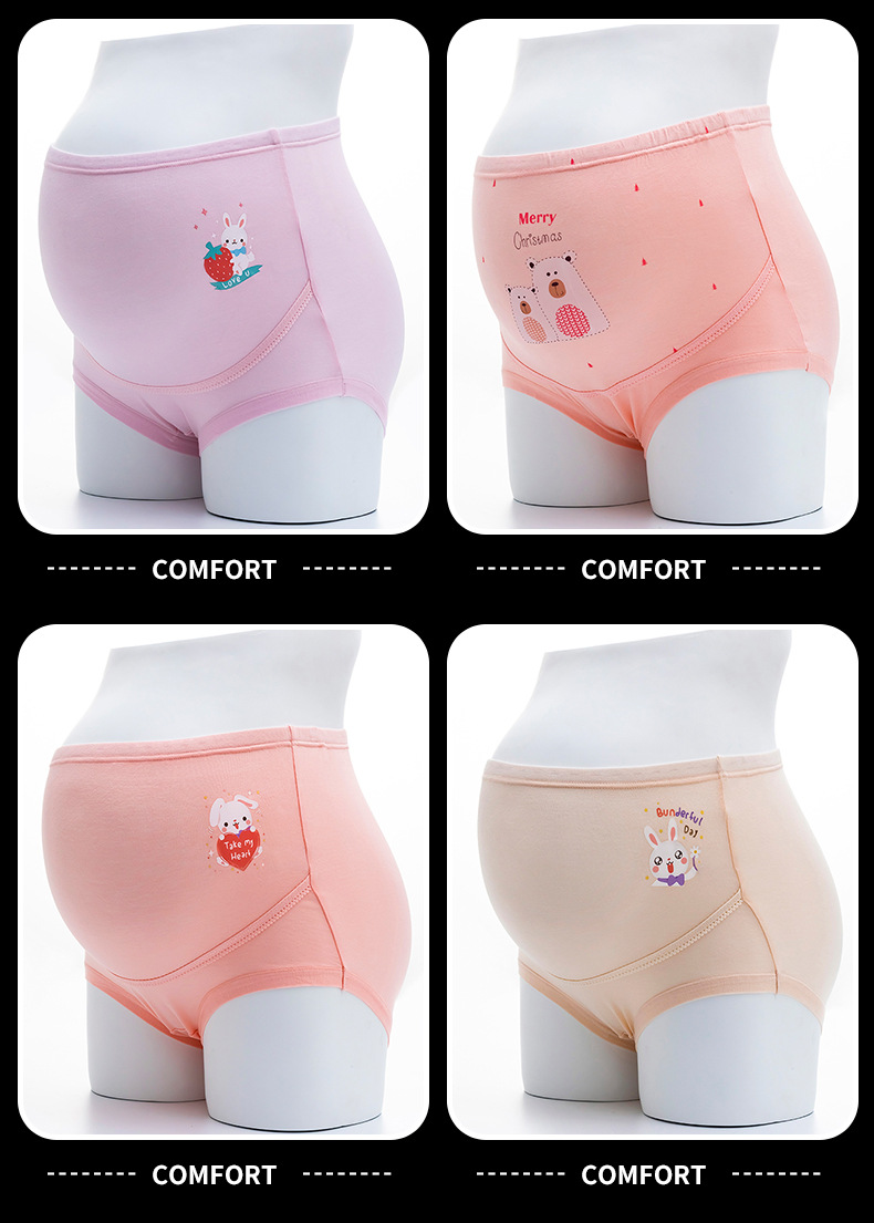 Support Pregnant Women's Underpants High Waist Women's Cotton Crotch Breathable Thin Modal Pregnant Women's Pregnancy Support Pregnant Women's Underpants High Waist Women's Cotton Crotch Breathable Thin Modal Pregnant Women's Pregnancy