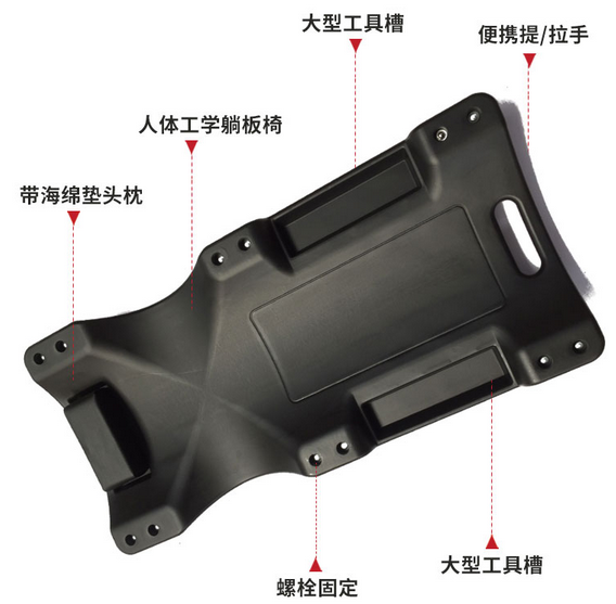 Repair pulley with special equipment for car reclining board