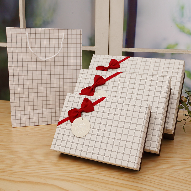 Rectangular Gift Box Gift Decoration Box Gift Box Birthday Gift Box Medium Packaging Box Support Customization
