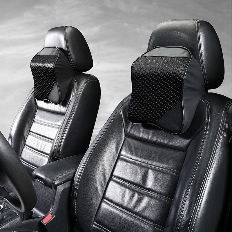 Headrest Back Cushion Car Seat Neck Pillow Memory Foam Car Pillow Lumbar Support Car Interior Design Supplies Headrest