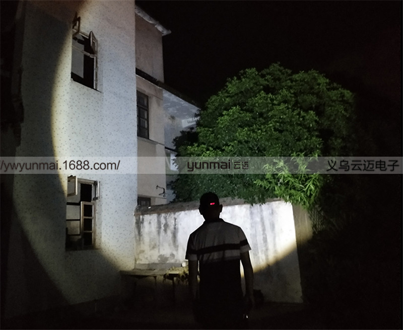  2T6 headlights USB charging outdoor night fishing lights strong light outdoor headlights rotation zoom LED headlights