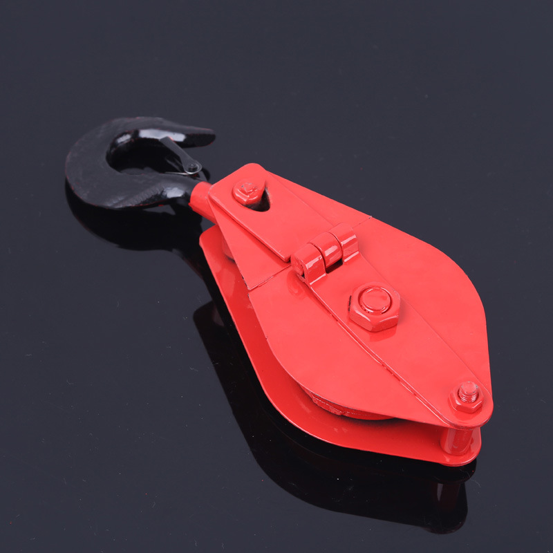 Factory Wholesale Luwei Hardware Hanging Industrial Pulley Hook Multi-Functional Multi-Specification Crane Pulley
