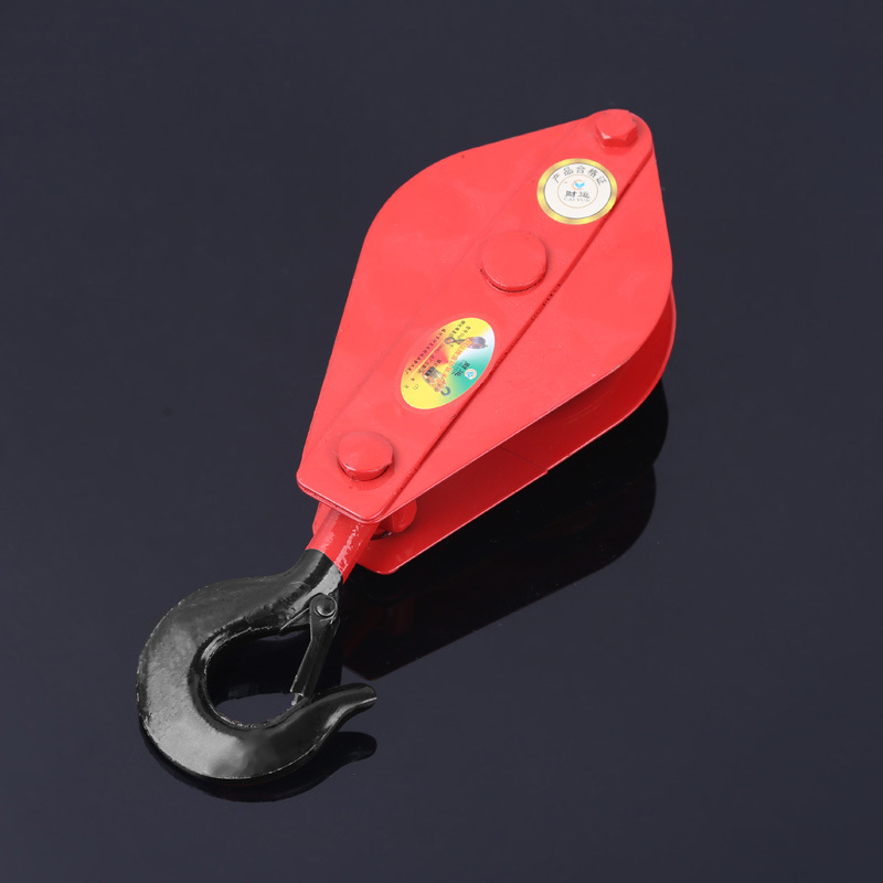 Factory Wholesale Luwei Hardware Hanging Industrial Pulley Hook Multi-Functional Multi-Specification Crane Pulley