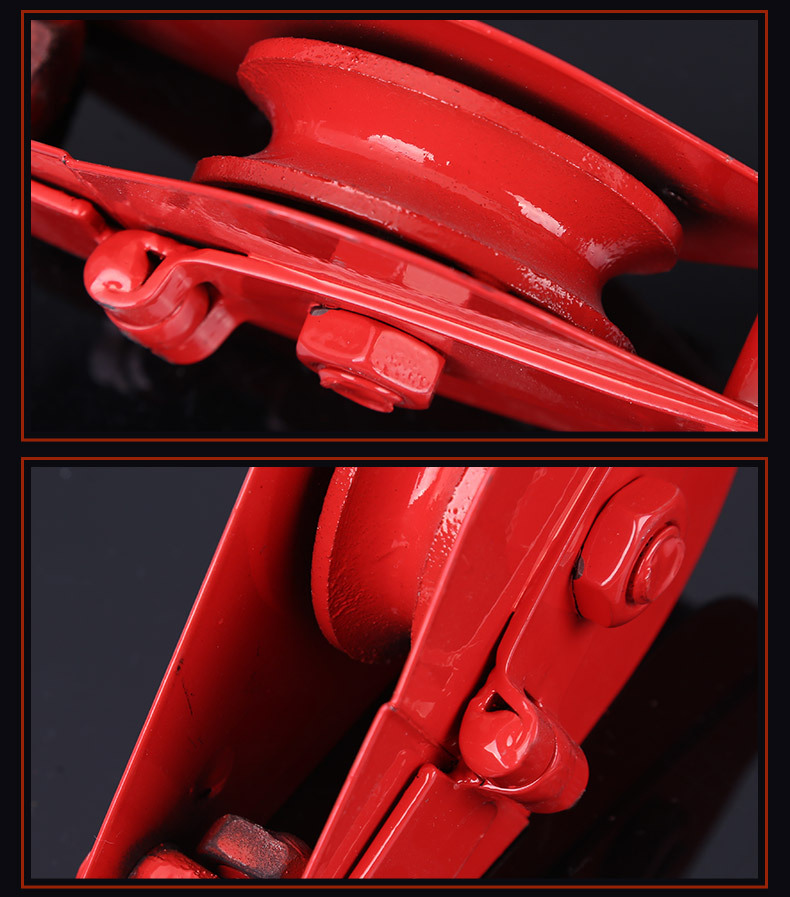 Factory Wholesale Luwei Hardware Hanging Industrial Pulley Hook Multi-Functional Multi-Specification Crane Pulley
