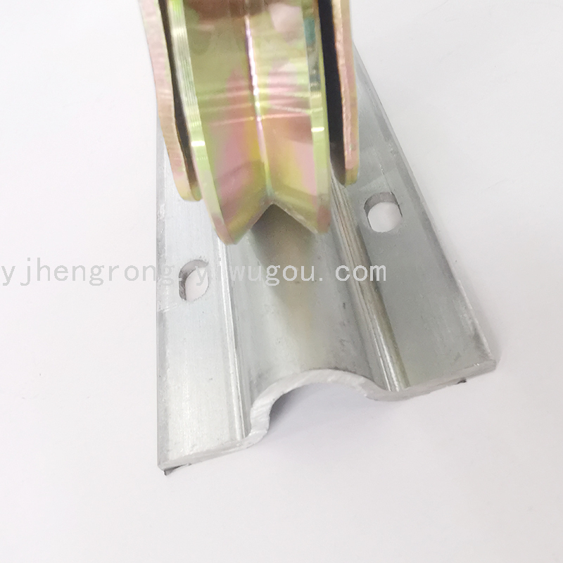 Heavy Industrial Sliding Door Ground Rack Land Wheel Slide Pulley Super Heavy Galvanized Rust-Proof Ground Rack