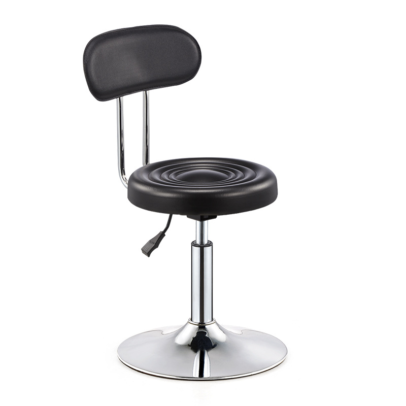 . Beauty Stool Barber Shop Stool Spinning Lift Hairdressing Chair Pulley Manicure Hair Cutting round Stool Beauty Salon Special
