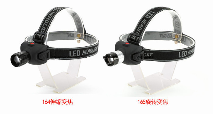 XPE mini strong light head light ultra-light hiking outdoor LED headlights 5 battery headlights