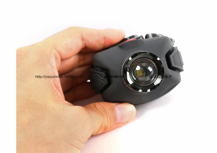 XPE mini strong light head light ultra-light hiking outdoor LED headlights 5 battery headlights