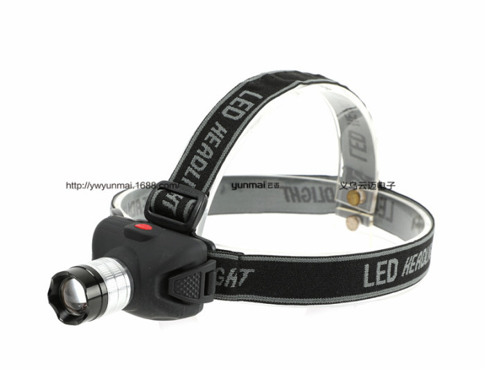 XPE mini strong light head light ultra-light hiking outdoor LED headlights 5 battery headlights