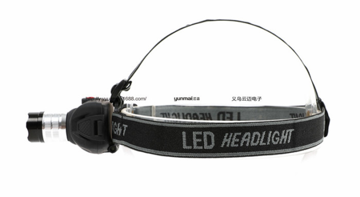 XPE mini strong light head light ultra-light hiking outdoor LED headlights 5 battery headlights