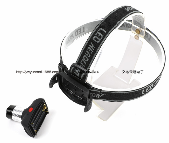 XPE mini strong light head light ultra-light hiking outdoor LED headlights 5 battery headlights