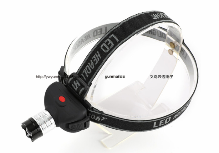 XPE mini strong light head light ultra-light hiking outdoor LED headlights 5 battery headlights