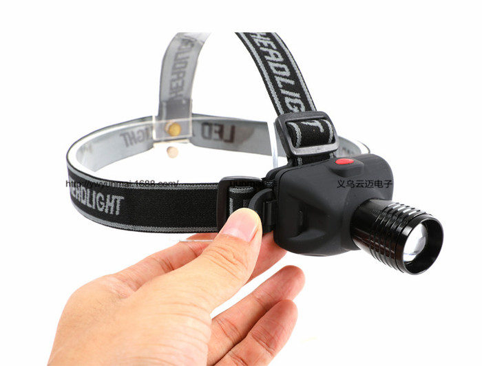XPE mini strong light head light ultra-light hiking outdoor LED headlights 5 battery headlights