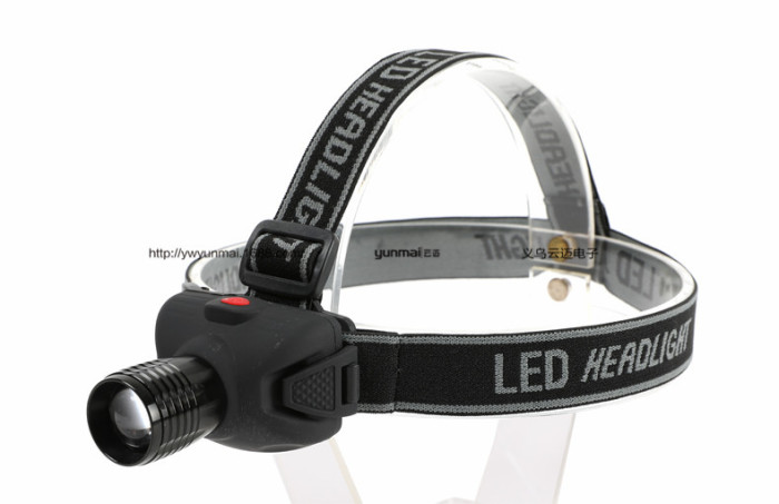 XPE mini strong light head light ultra-light hiking outdoor LED headlights 5 battery headlights