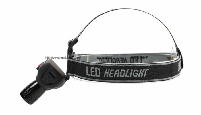 XPE mini strong light head light ultra-light hiking outdoor LED headlights 5 battery headlights