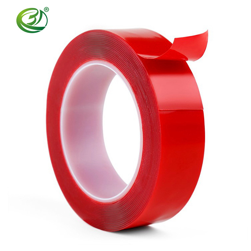 Hook Waterproof Car Foam Glue Red Film Transparent Seamless Temperature-Resistant Double-Sided Adhesive Nano Acrylic Double Sticky Tape