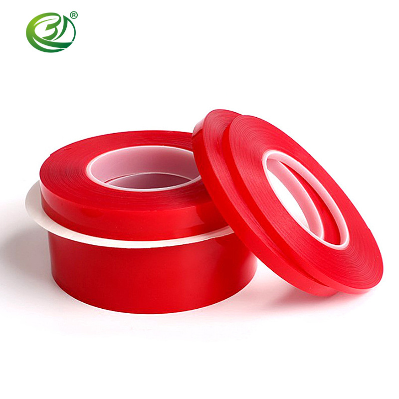 Hook Waterproof Car Foam Glue Red Film Transparent Seamless Temperature-Resistant Double-Sided Adhesive Nano Acrylic Double Sticky Tape