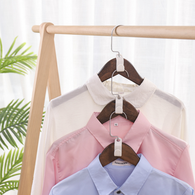 6-Piece Hanger Connection Hook Household Multi-Functional Cabinet Storage Strong Load-Bearing Space-Saving Hook