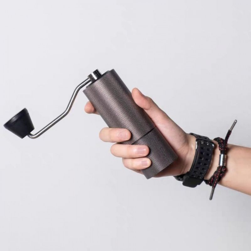 C2 Manually Operated Coffee Grinder Household Hand Punch Coffee Machine Grinder Appliance Double Bearing Positioning