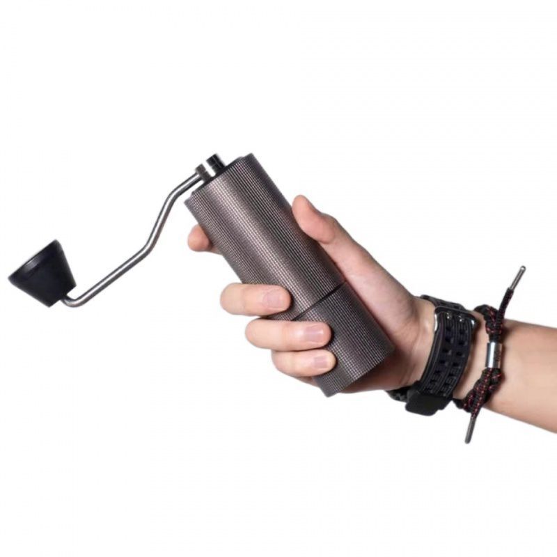 C2 Manually Operated Coffee Grinder Household Hand Punch Coffee Machine Grinder Appliance Double Bearing Positioning