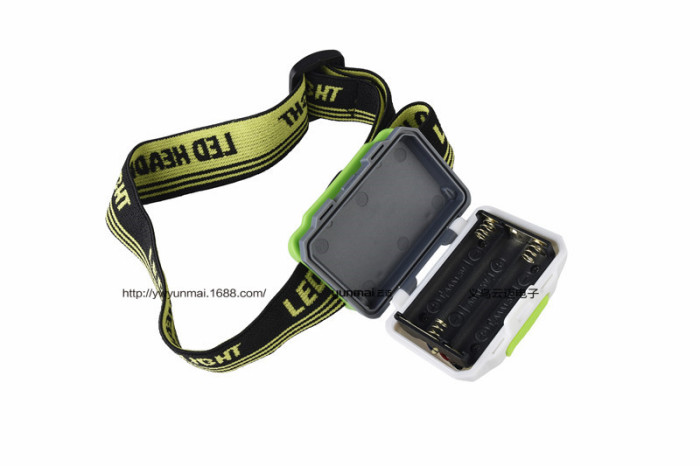 LED mini headlights COB outdoor emergency headlights AAA battery headlight
