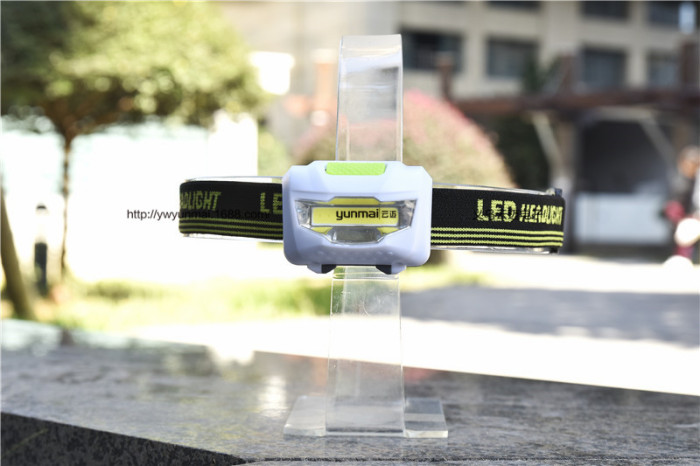 LED mini headlights COB outdoor emergency headlights AAA battery headlight