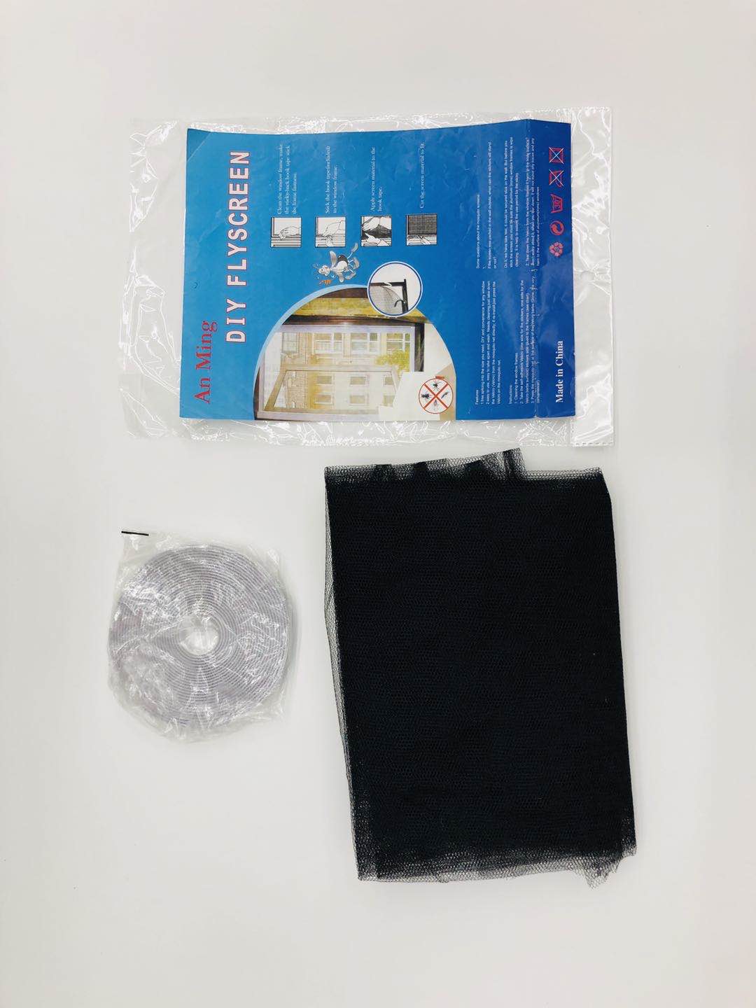 Customized High-Grade Nano Odorless Car Window Shade Glass Fiber Self-Adhesive Type Hook &amp; Loop Window Screening Customized DIY Anti-Mosquito Car Window Shade