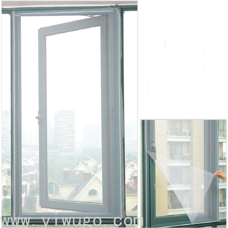 Customized High-Grade Nano Odorless Car Window Shade Glass Fiber Self-Adhesive Type Hook & Loop Window Screening Customized DIY Anti-Mosquito Car Window Shade