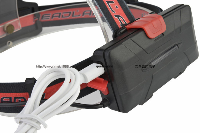 T6 glare headlight T6 + COB emergency headlights USB charging headlights warning headlights