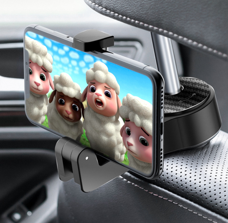 Car Hidden Creative New Seat Back Hook Car Multifunctional Rear Car Mobile Phone Holder Hook