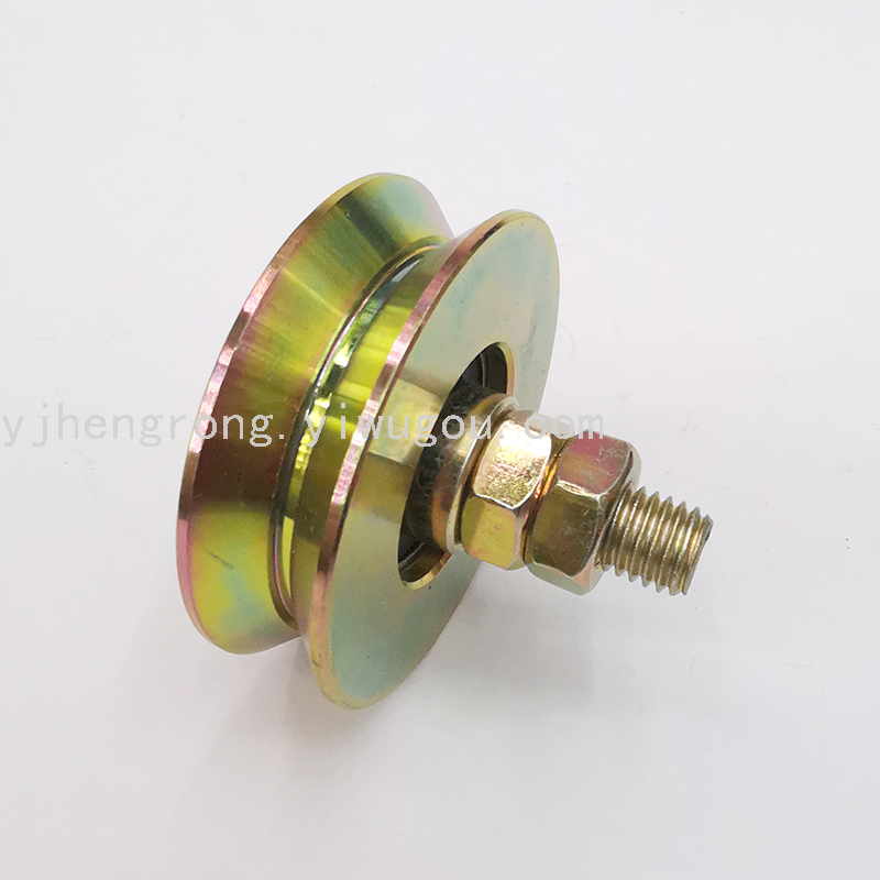 Heavy-Duty Pull Door Pulley Bearing Sliding Gate Heavy Wheel Wire Rope Lifting U-Shaped V-Shaped Geneva Wheel H Track Wheel