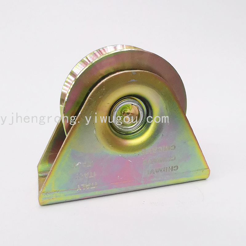 Heavy-Duty Pull Door Pulley Bearing Sliding Gate Heavy Wheel Wire Rope Lifting U-Shaped V-Shaped Geneva Wheel H Track Wheel