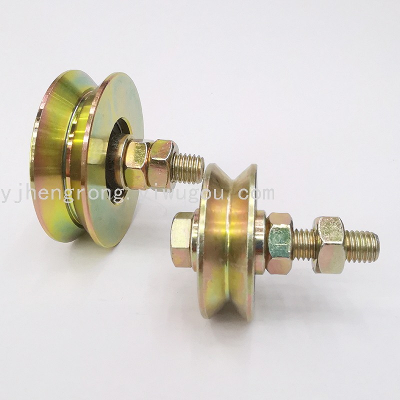 Heavy-Duty Pull Door Pulley Bearing Sliding Gate Heavy Wheel Wire Rope Lifting U-Shaped V-Shaped Geneva Wheel H Track Wheel