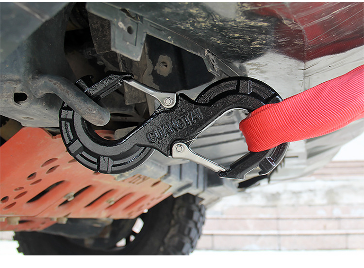 Car SUV off-Road Fast Glue Sleepy Rescue Shackle S Hook Trailer Rope Accessories High Strength Shepherd Modified Hook