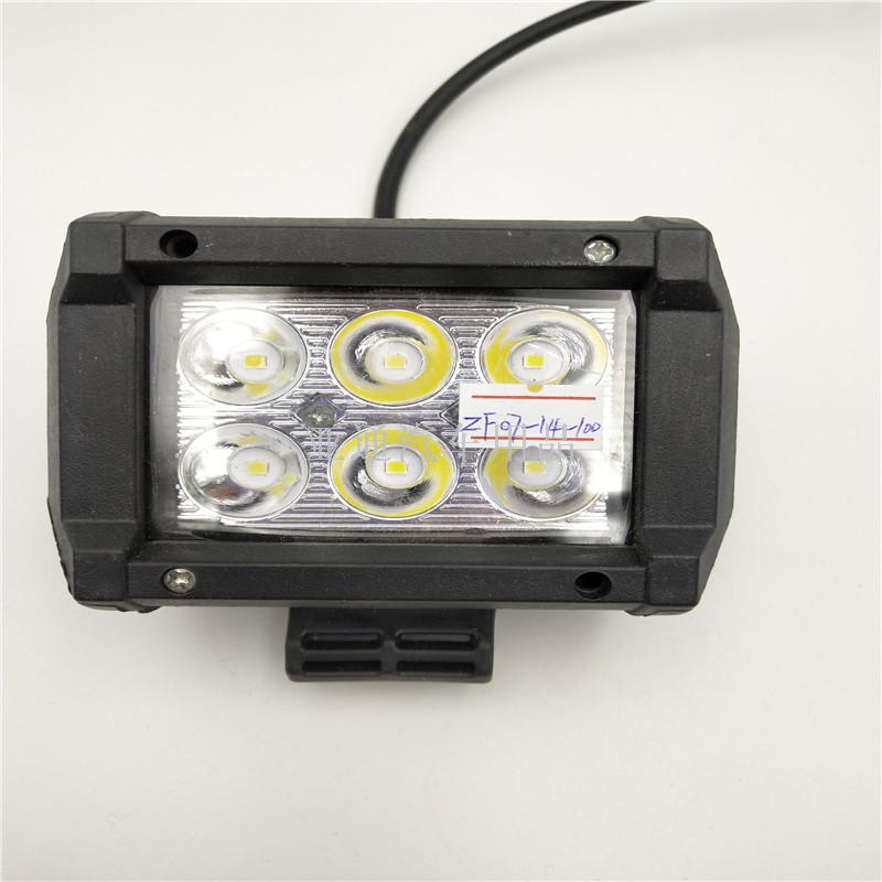 Wholesale sales export ultra bright LED headlights high-power working lights white light yellow double color