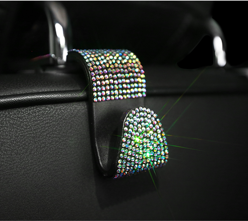 Car Supplies Hook Car Seat Back Headrest Hidden Creative Diamond Car Back Seat Hook Multifunctional Car Supplies Hook Car Seat Back Headrest Hidden Creative Diamond Car Back Seat Hook Multifunctional