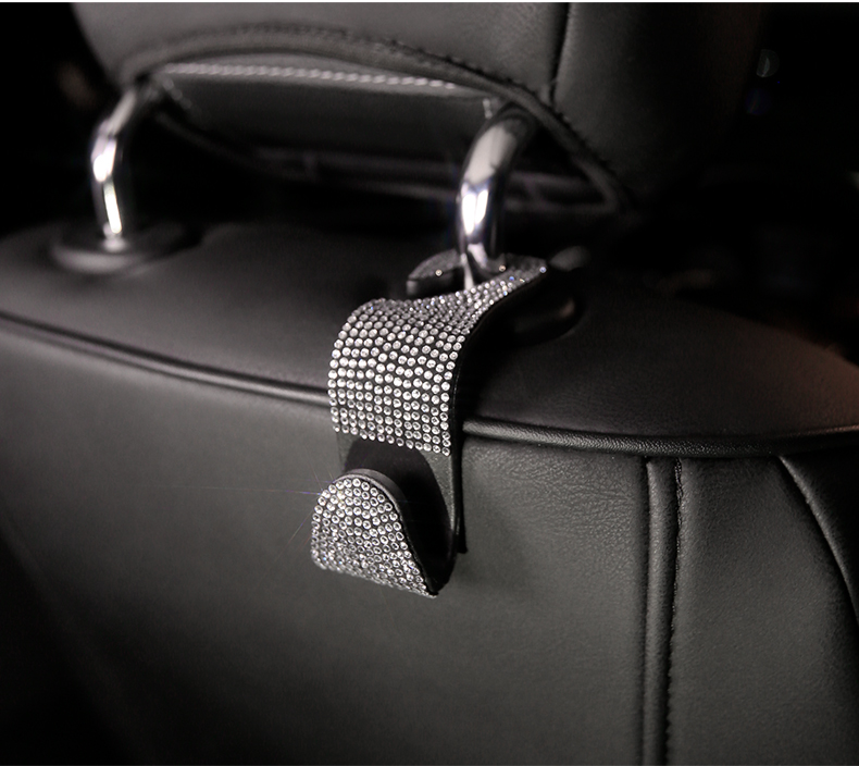 Car Supplies Hook Car Seat Back Headrest Hidden Creative Diamond Car Back Seat Hook Multifunctional Car Supplies Hook Car Seat Back Headrest Hidden Creative Diamond Car Back Seat Hook Multifunctional