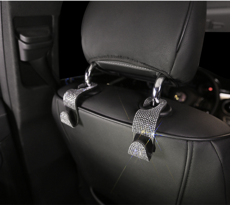 Car Supplies Hook Car Seat Back Headrest Hidden Creative Diamond Car Back Seat Hook Multifunctional Car Supplies Hook Car Seat Back Headrest Hidden Creative Diamond Car Back Seat Hook Multifunctional