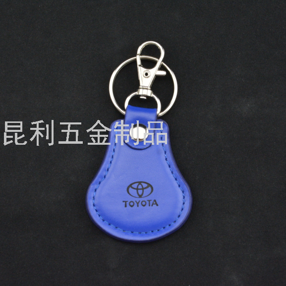 Car Logo PU Leather Keychain Snap Hook Leather Key Chain Advertising Gifts Business Gifts Keychain