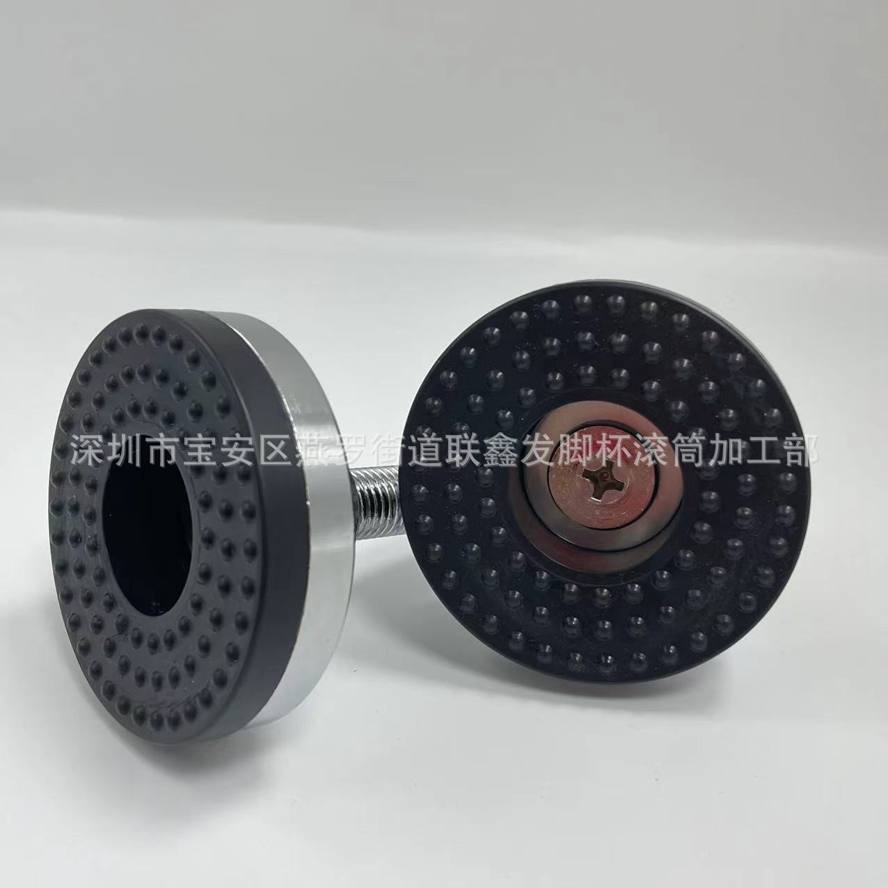 Supply Heavy-Duty Carbon Steel Foot Metal Load-Bearing Goblet Black Thick Glue Goblet Shockproof Non-Slip Heavy-Duty Adjustable Foot