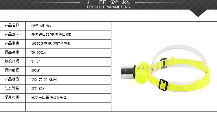 New Wholesale Strong Light Diving Headlights T6 10W Rotating Shift Multifunctional Mini Magnetic Control Lighting Factory Direct Sales New Wholesale Strong Light Diving Headlights T6 10W Rotating Shift Multifunctional Mini Magnetic Control Lighting Factory Direct Sales