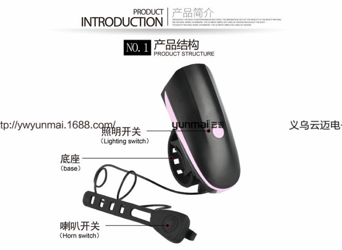 Wholesale USB rechargeable car headlights with bright headlights with long range outdoor lighting