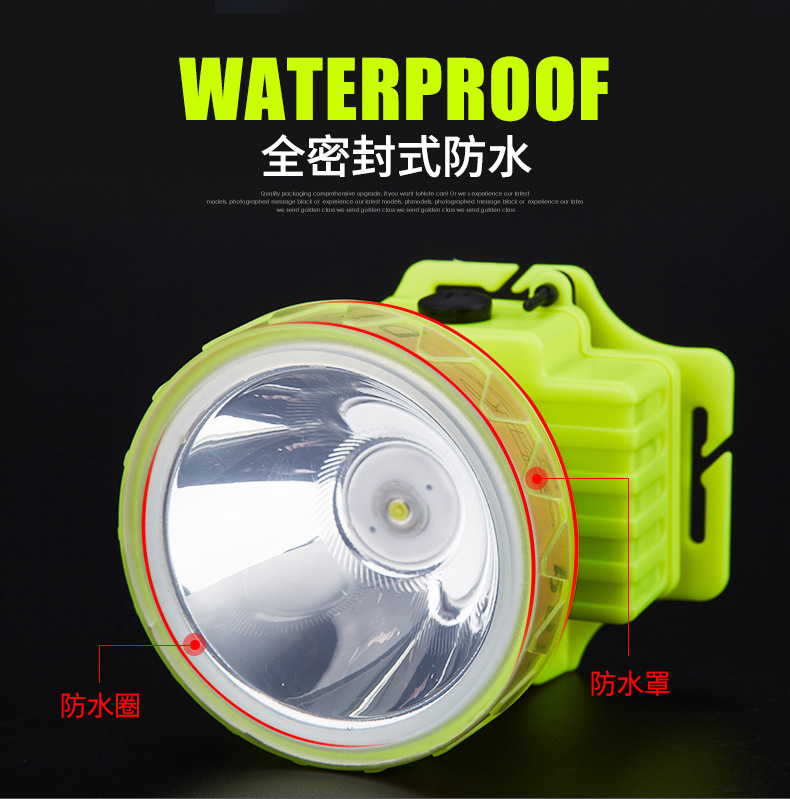 Foreign Trade New Diving Headlights Led Head-Mounted Outdoor Strong Light Rechargeable Underwater Lighting Waterproof Searchlight Foreign Trade New Diving Headlights Led Head-Mounted Outdoor Strong Light Rechargeable Underwater Lighting Waterproof Searchlight