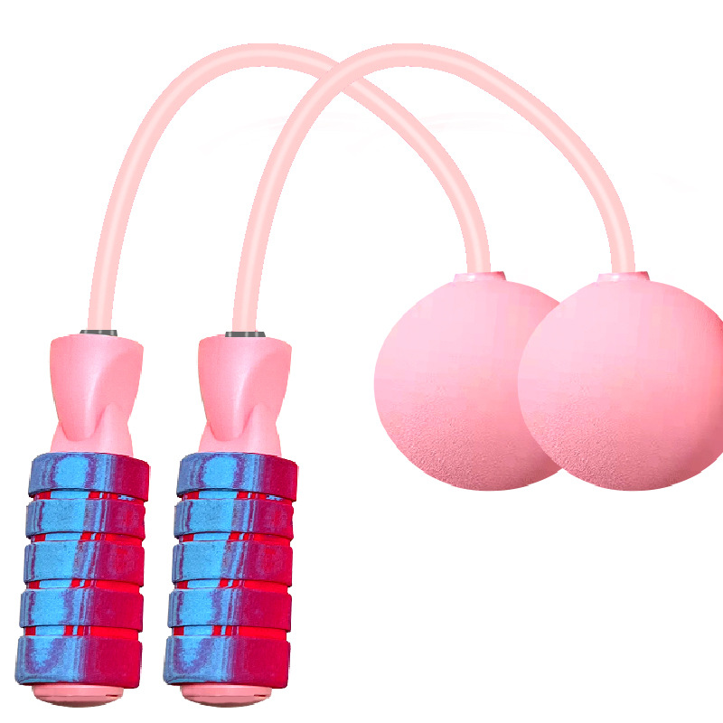 Weight-Bearing Cordless Skipping Rope Indoor Sports Mute Fitness Equipment Switchable Long Shoelace Adult Student Skipping Rope