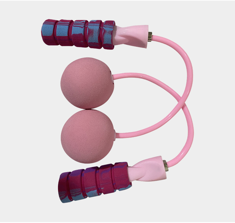 Weight-Bearing Cordless Skipping Rope Indoor Sports Mute Fitness Equipment Switchable Long Shoelace Adult Student Skipping Rope
