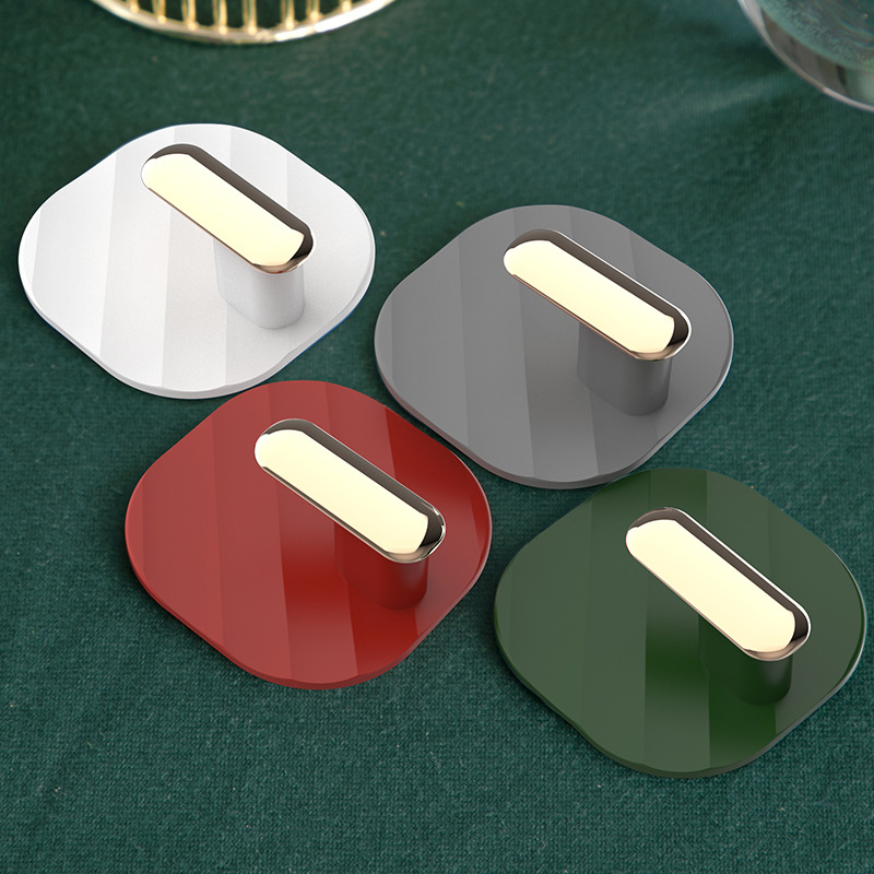 Punch-Free Hook Adhesive Sticky Hook Load-Bearing behind the Door Wall Bathroom Kitchen Key Screwless Paste Clothes