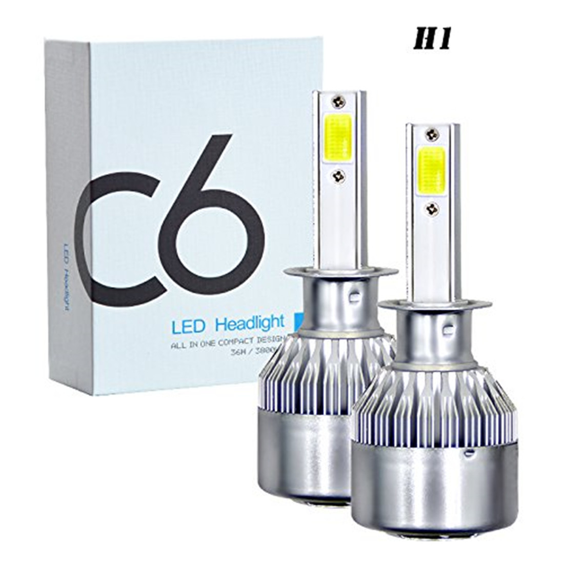 Cross-Border Exclusively for C6 Car Large-Sized LED Lamp Headlights H4 Headlight H7 H11 9005