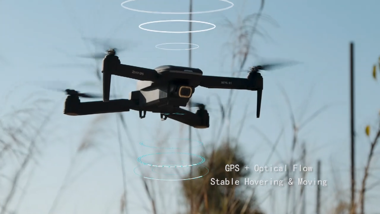 Drone with HD Camera and GPS 4k HD RC Foldable Drone toy