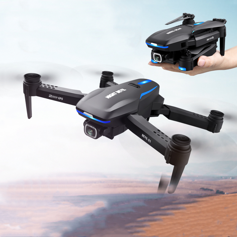 Drone with HD Camera and GPS 4k HD RC Foldable Drone toy