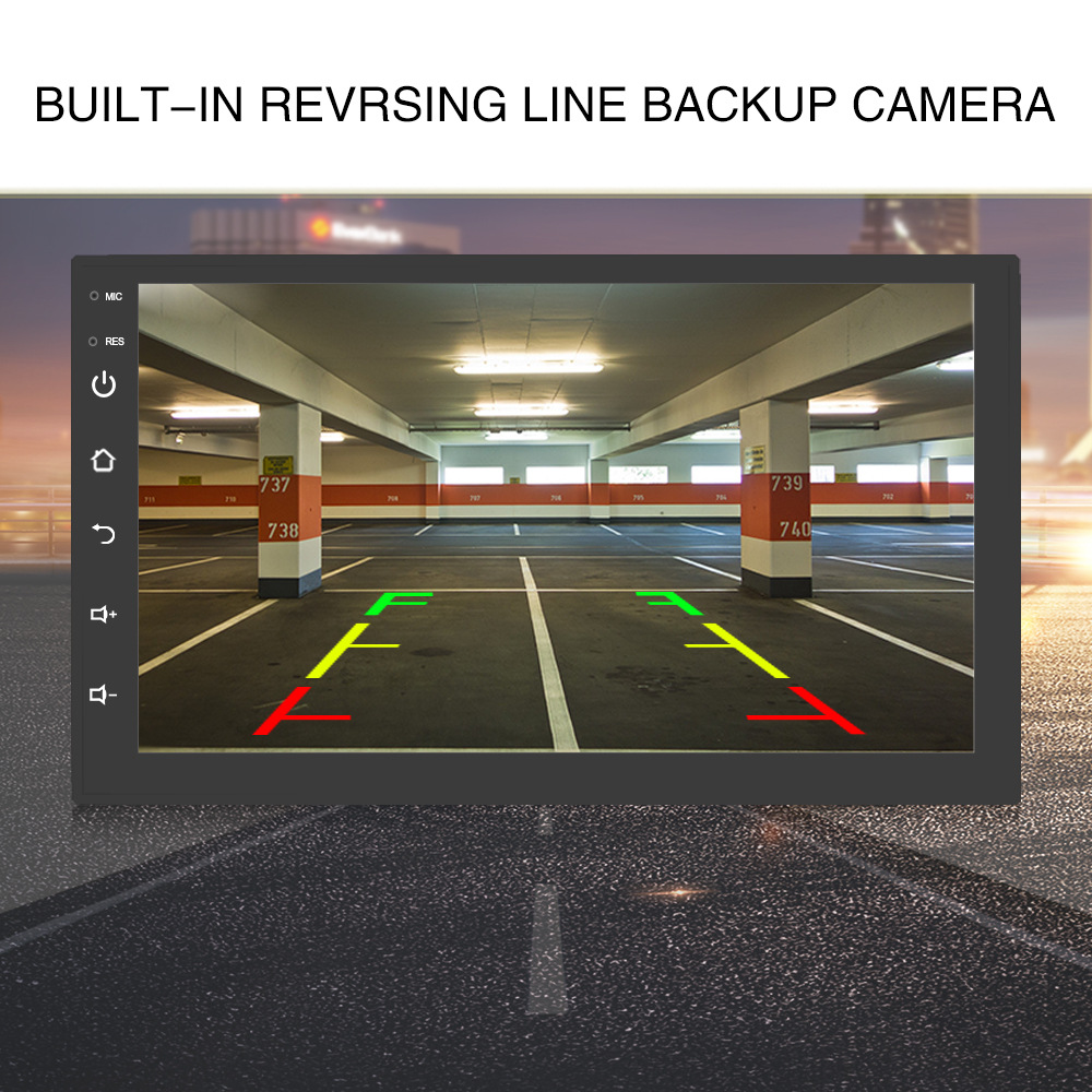 New Car 7-Inch Android Universal Navigation MP5 Player GPS All-in-One Navigation Machine Mp3mp4 Radio
